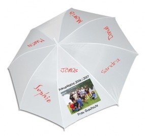 Bedruckter Regenschirm