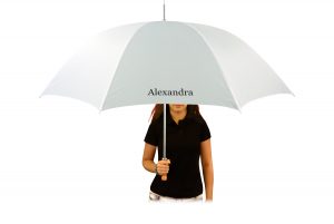Regenschirm mit Vorname